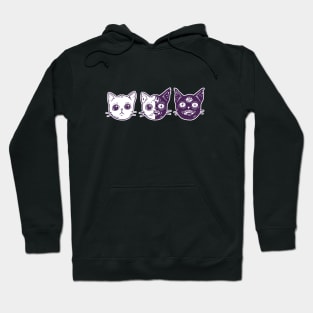 Three Phase Moon Cats Hoodie